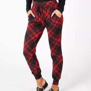 Agnes & Dora Holiday Plaid Joggers